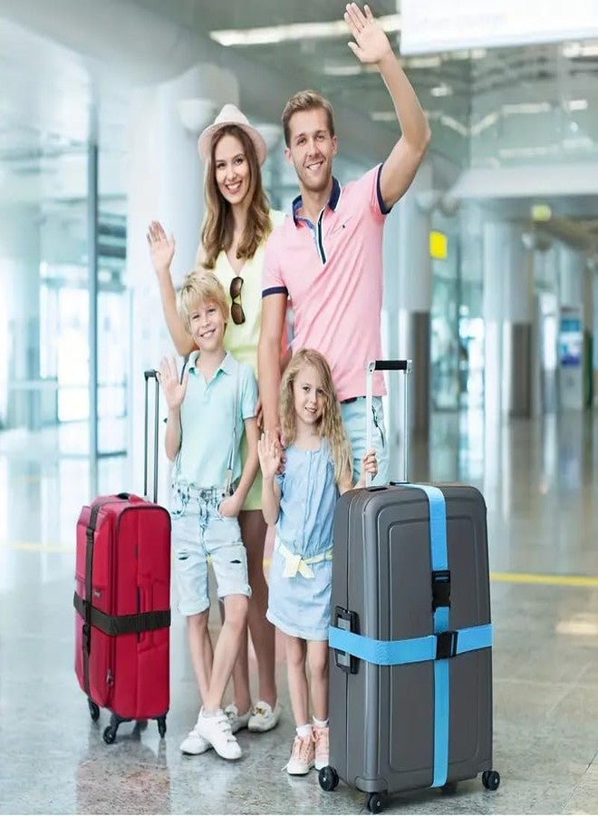 Dayish Luggage Strap for Suitcases, Straps Belts for Trolleys and All Kind of Luggages (1, Blue) - Image 5